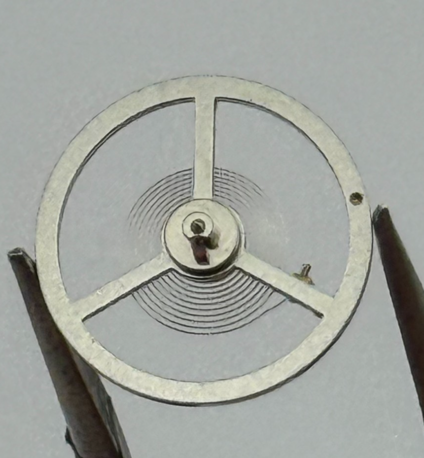 Ebosa 65 Balance Wheel Complete And Spring  12½’’’ 942 Watch Movement Parts NOS