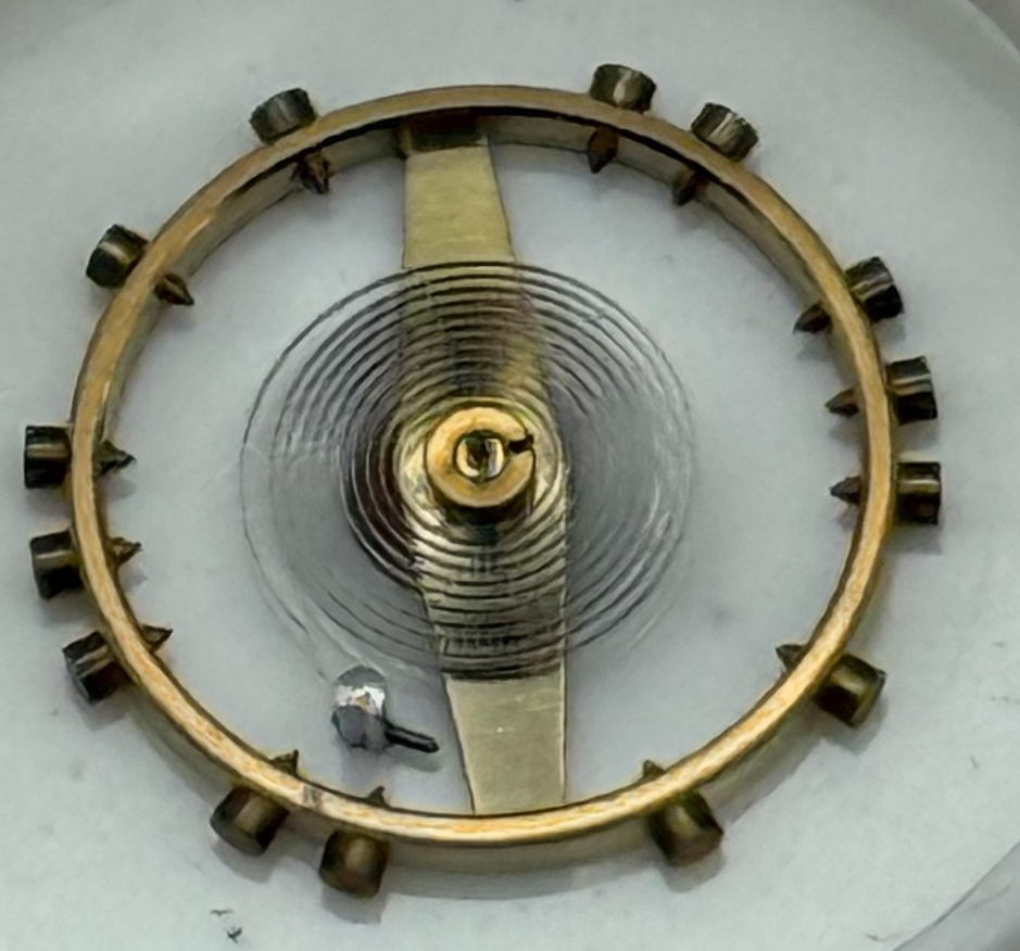 Venus 180 Balance Wheel Complete And Spring 10½’’’ 323 M Watch Movement Parts