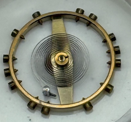 Venus 180 Balance Wheel Complete And Spring 10½’’’ 323 M Watch Movement Parts