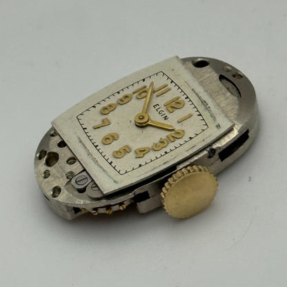 RUNNING 1945 Vintage 21/0s Elgin 541 Model 2 American Watch Movement FOR PARTS
