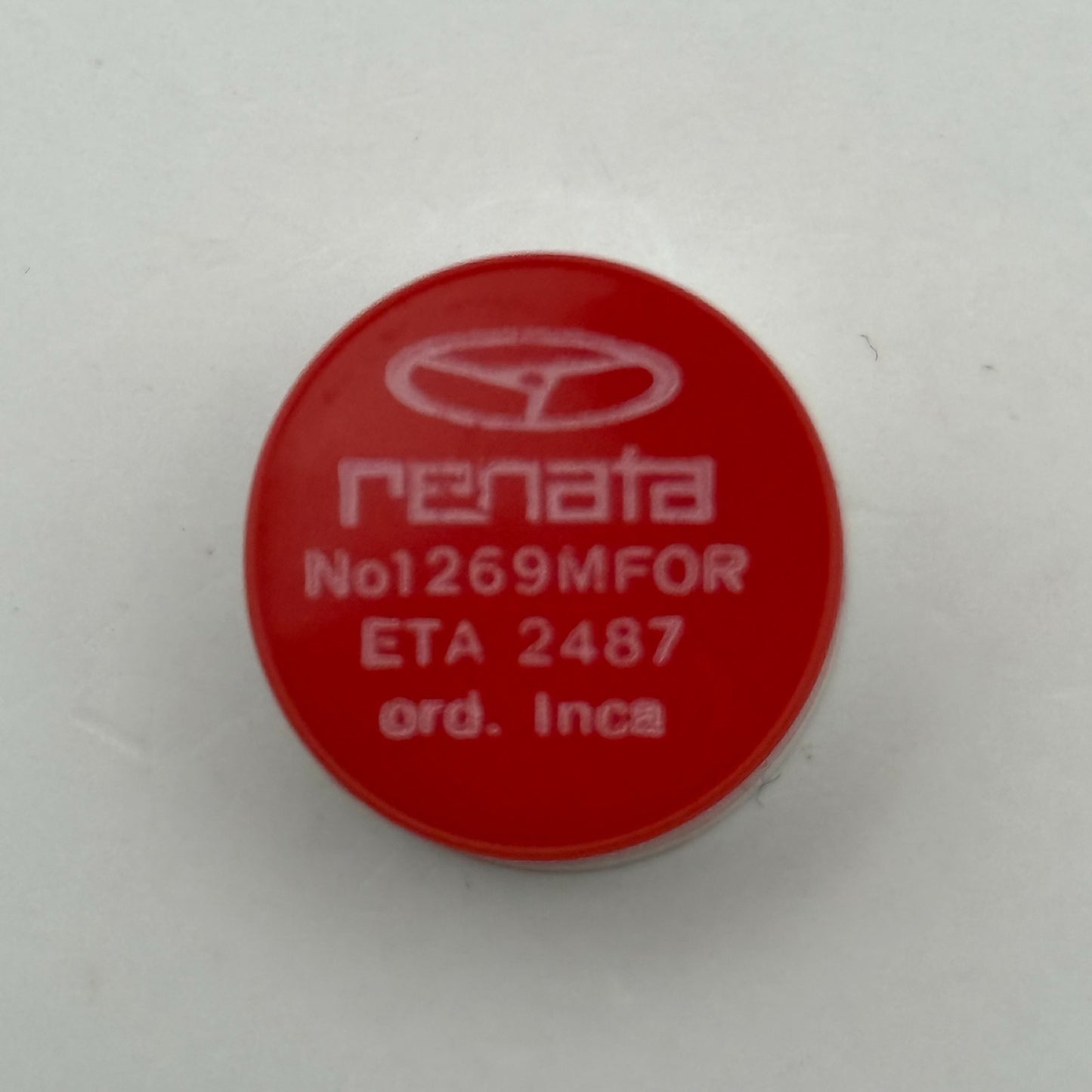 ETA 2487 Balance Wheel Complete And Spring  Ord + Inca 1269 M Watch Parts NOS