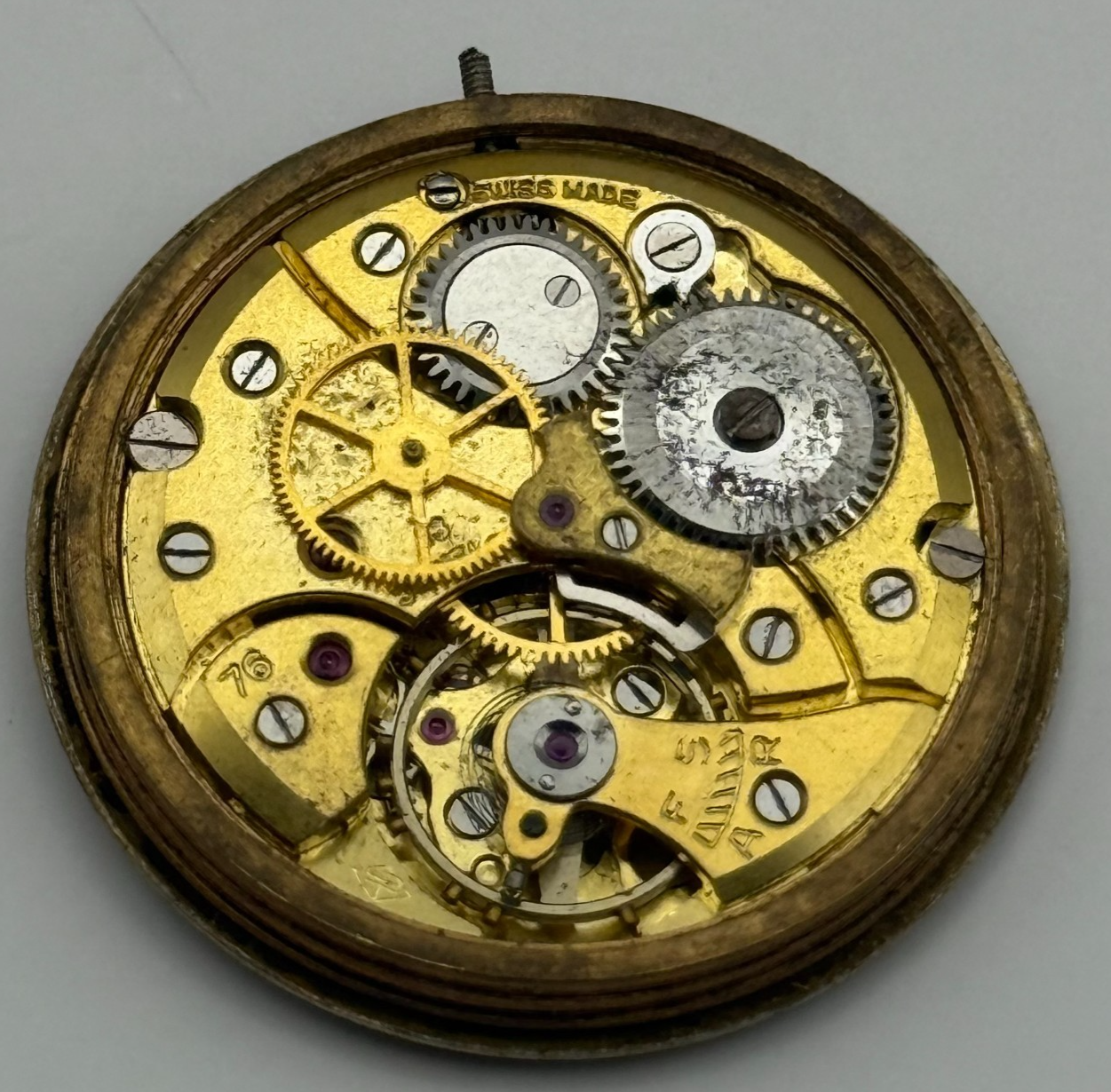 Rotary Maximus Revue 76 Good Balance Watch Movement Manual Wind Parts 26.9mm