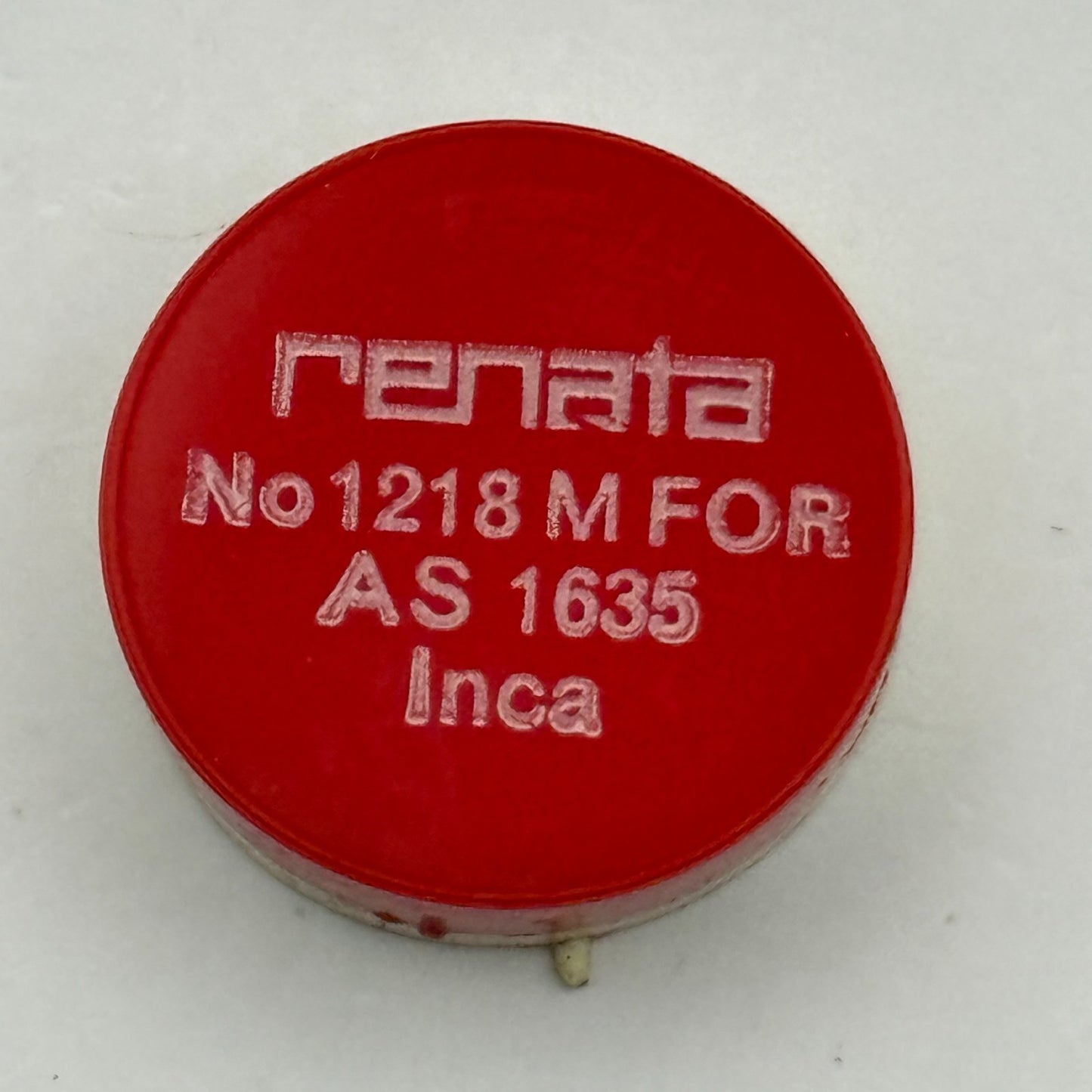 AS 1635 Balance Wheel Complete And Spring  Inca 1218 M Watch Movement Parts NOS