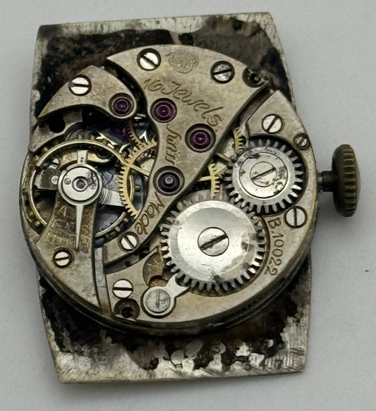 19.7mm Dreadnought B.10022 Manual Wind 16 Jewels Swiss Made Watch Movement PARTS