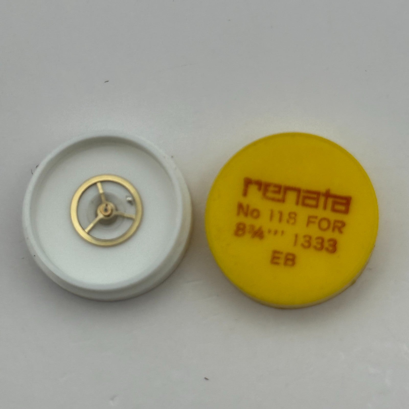 EB 1333 Balance Wheel Complete And Spring  8¾’’’ 118 Watch Movement Parts NOS