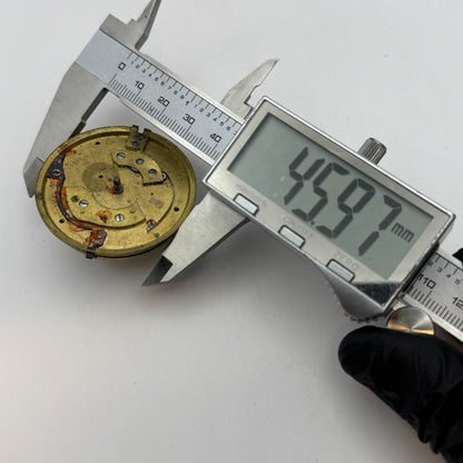 Fusee Pocket Watch Movement Antique English Key Wound Parts Repair Spares 45.9mm