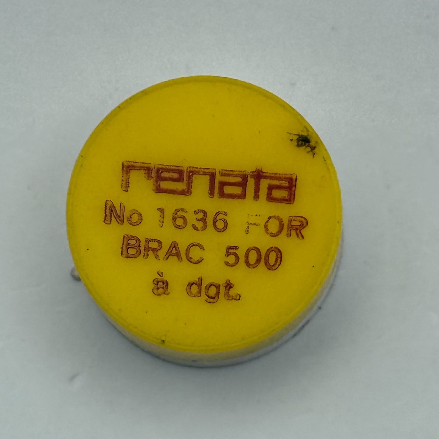 Brac 500 Balance Wheel Complete And Spring a dgt 1636 Watch Movement Parts NOS