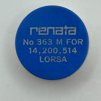 Lorsa 14 200 514 Balance Wheel Complete And Spring 363 M Watch Movement Parts 