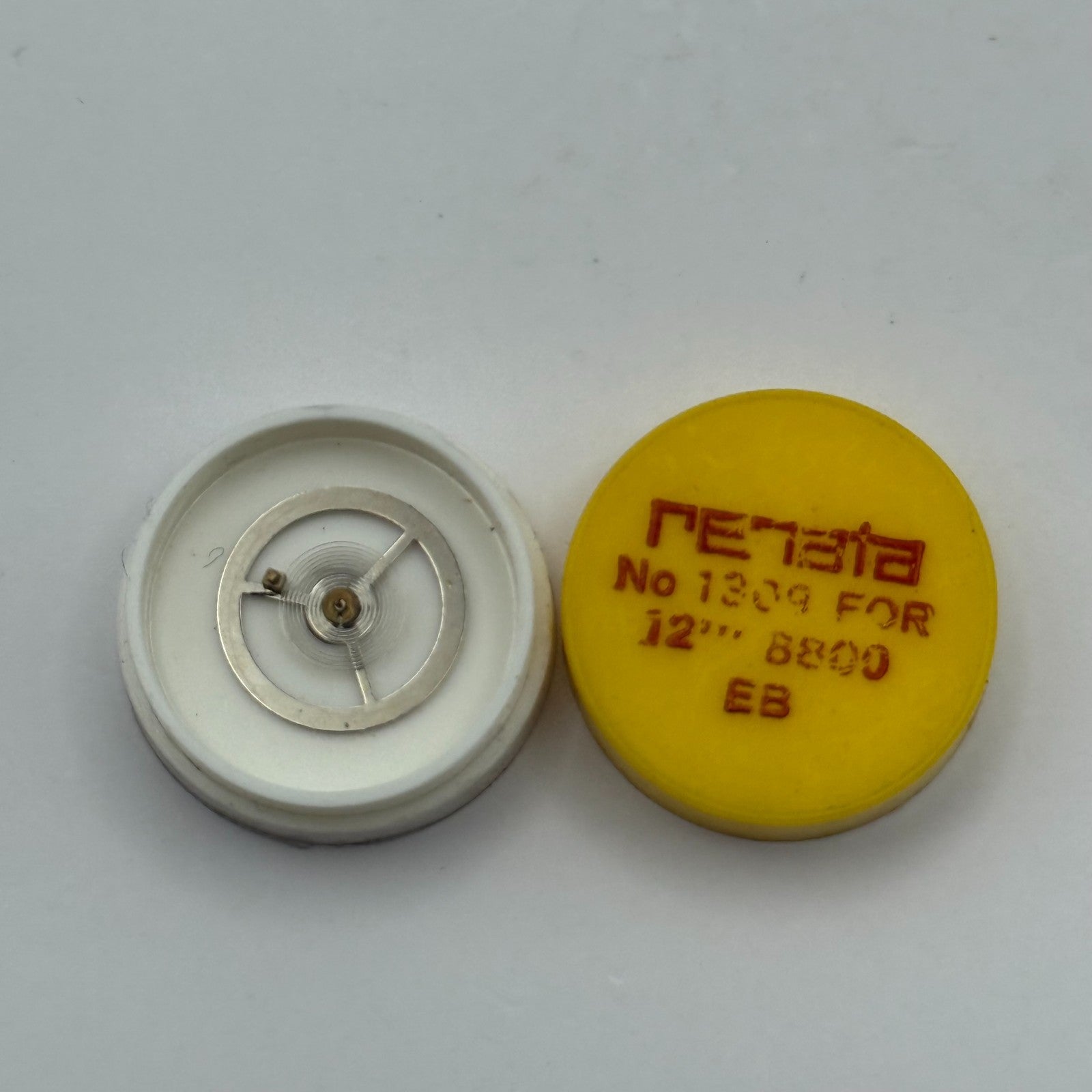 EB 8800 Balance Wheel Complete And Spring 12’’’ 1309 Watch Movement Parts NOS