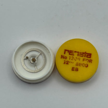 EB 8800 Balance Wheel Complete And Spring 12’’’ 1309 Watch Movement Parts NOS