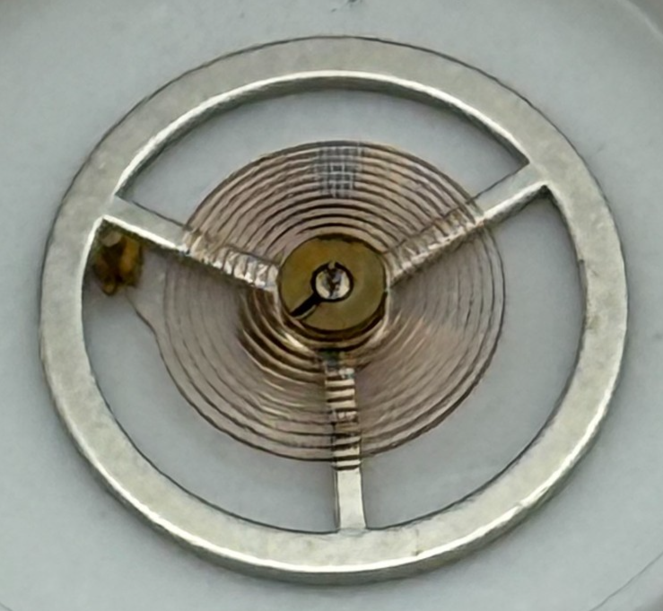 BFG 866 Balance Wheel Complete And Spring  DGT 64 Watch Movement Parts NOS 