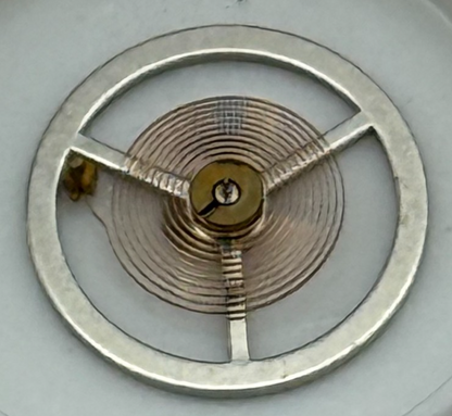 BFG 866 Balance Wheel Complete And Spring  DGT 64 Watch Movement Parts NOS 