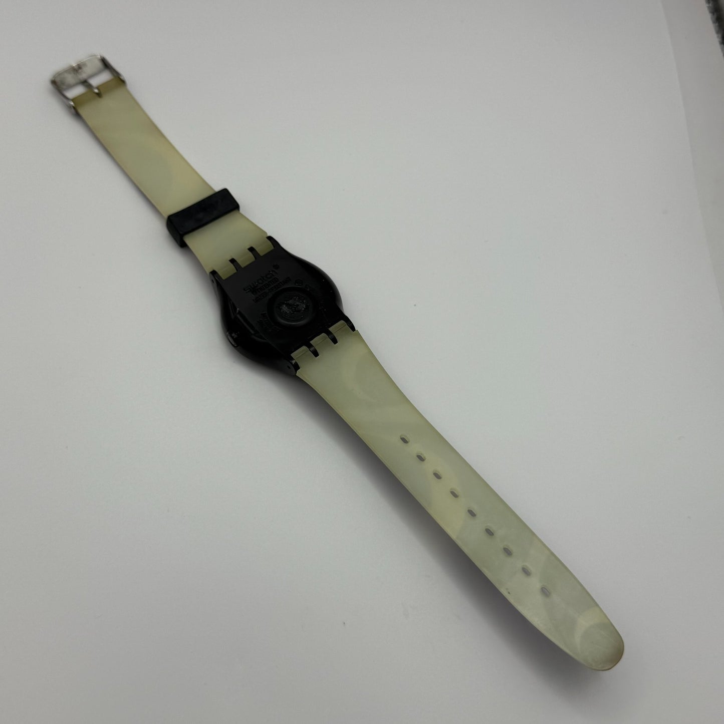 2005 Swatch Jelly in Jelly Purple Mystery SUJB101 Quartz Watch + Box 36mm