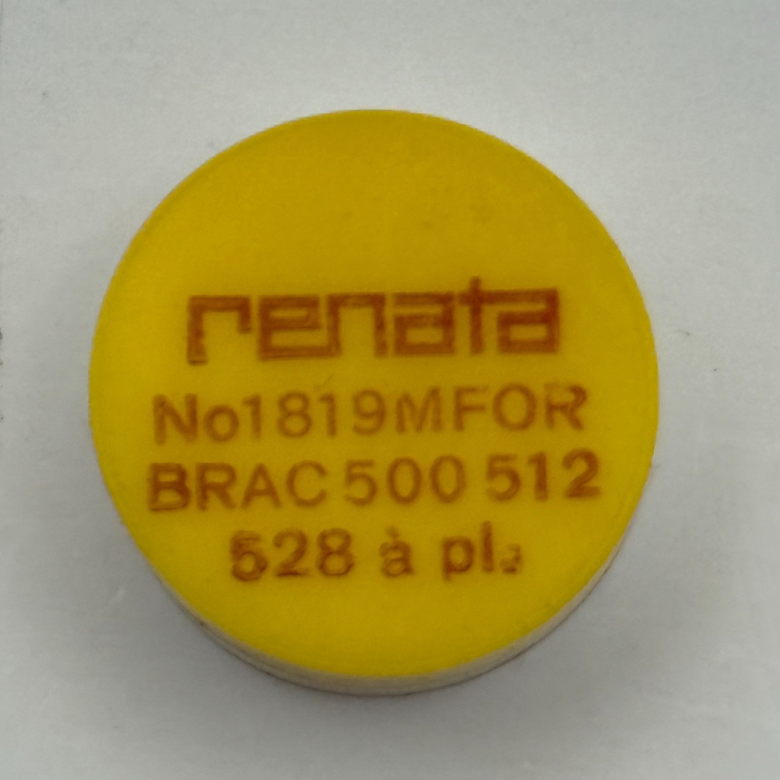 Brac 500 512 528 Balance Wheel Complete And Spring 1819 M Watch Movement Parts 