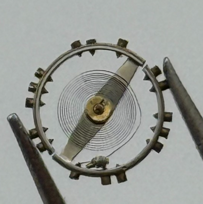 Peseux 100 Balance Wheel Complete And Spring 5 1/4''' 275 Watch Movement Parts 