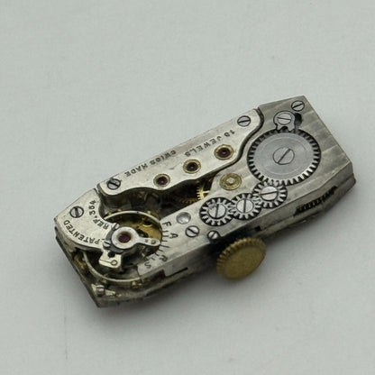 10.3mm Cyma Tavannes Ref 354 Manual Wind 15 Jewels Swiss Watch Movement PARTS