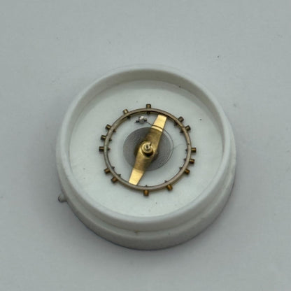 FHF 28 Balance Wheel Complete And Spring Inca 345 M Watch Movement Parts NOS