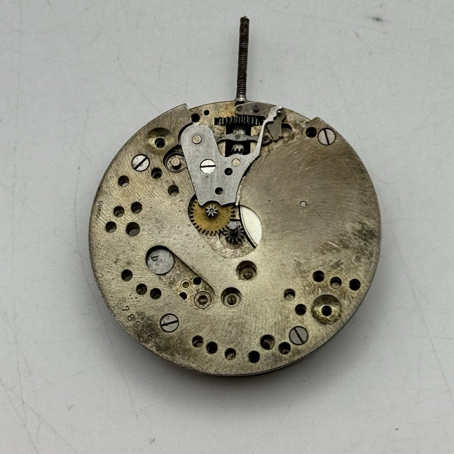 42.7mm Manual Wind Buren Watch Co Higher Grade Pocket Watch Movement FOR PARTS