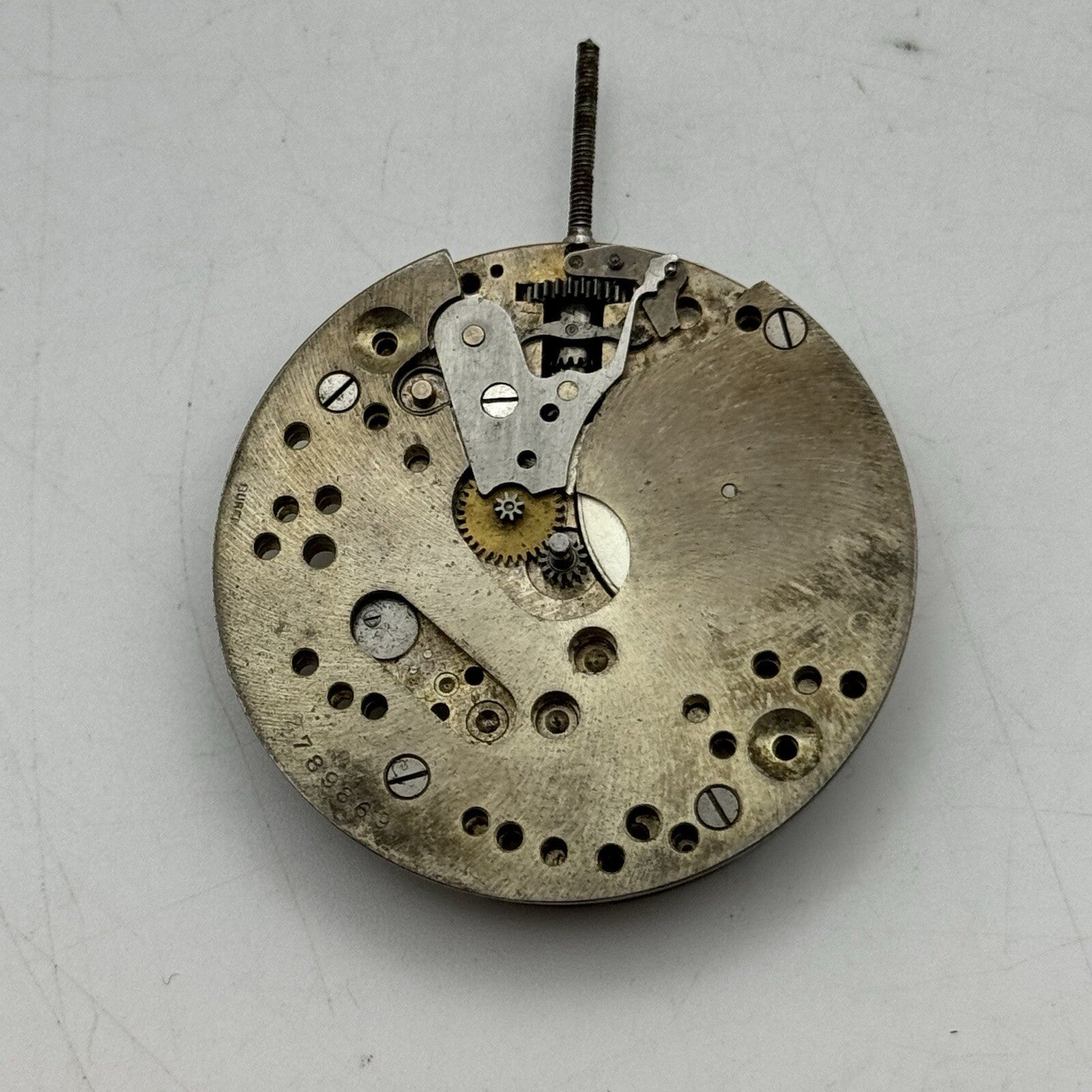 42.7mm Manual Wind Buren Watch Co Higher Grade Pocket Watch Movement FOR PARTS