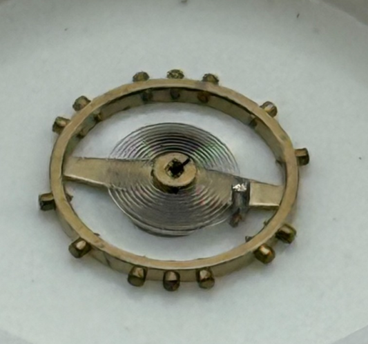 ETA 2487 Balance Wheel Complete And Spring 1269 M Watch Movement Parts NOS