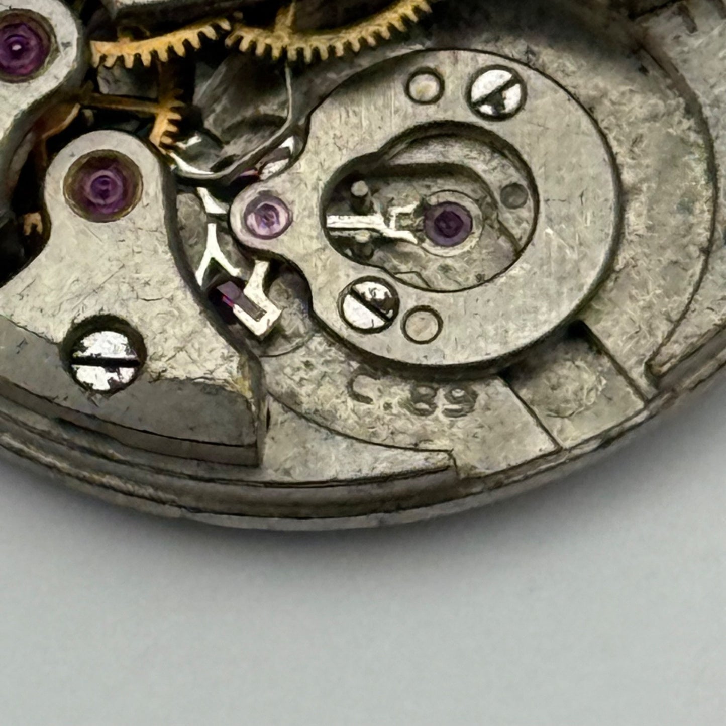 IWC Cal 89 Broad Arrow Dates To 1947 Very Rare Watch Movement C.89 Vintage Parts