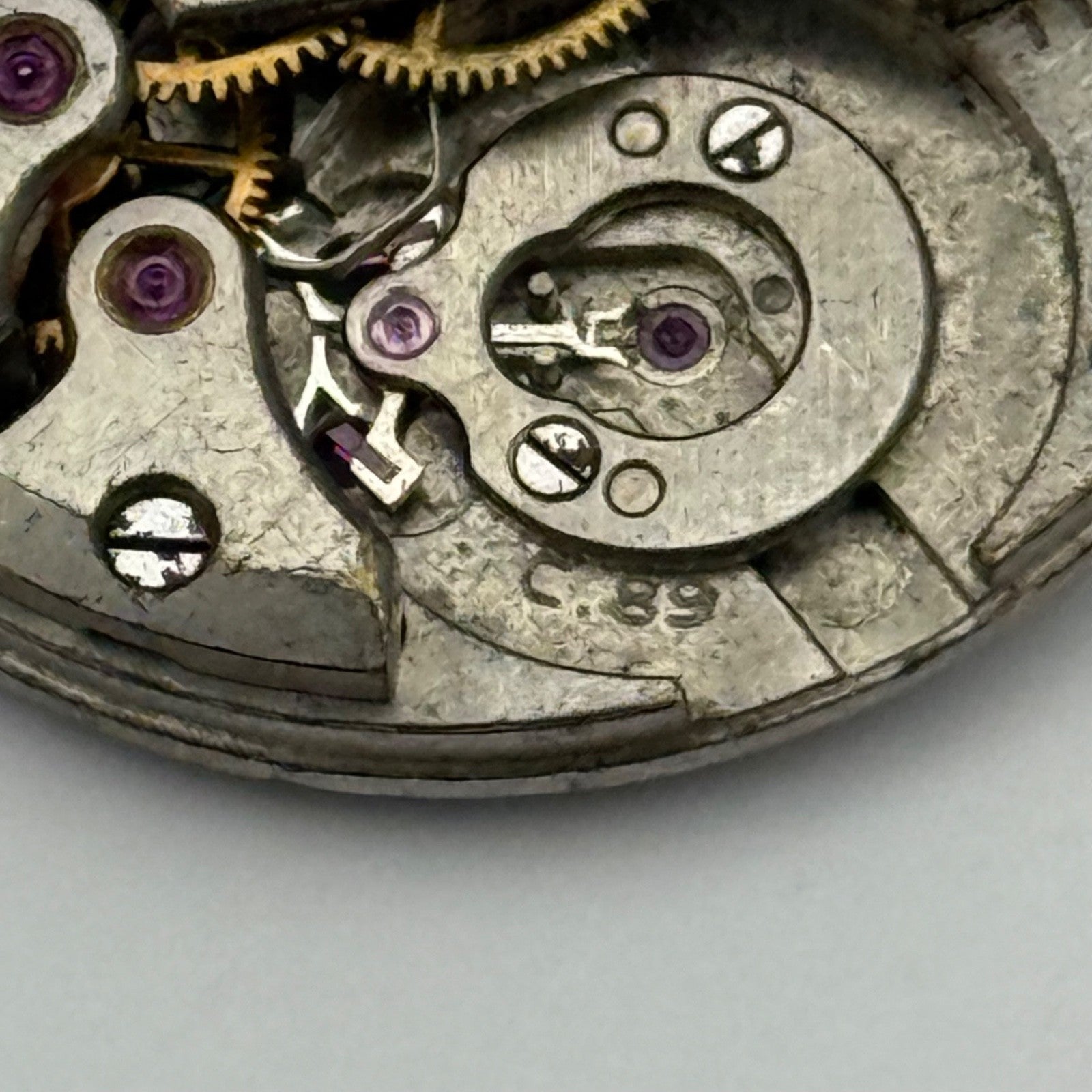 IWC Cal 89 Broad Arrow Dates To 1947 Very Rare Watch Movement C.89 Vintage Parts