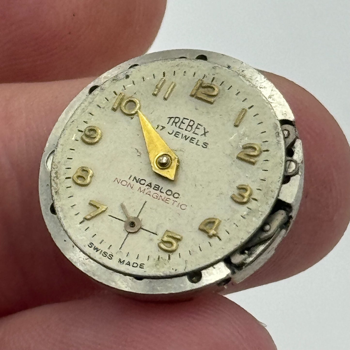 19.7mm Trebex Unitas UT 630 Balance Ok Manual Wind Watch Movement PARTS REPAIR