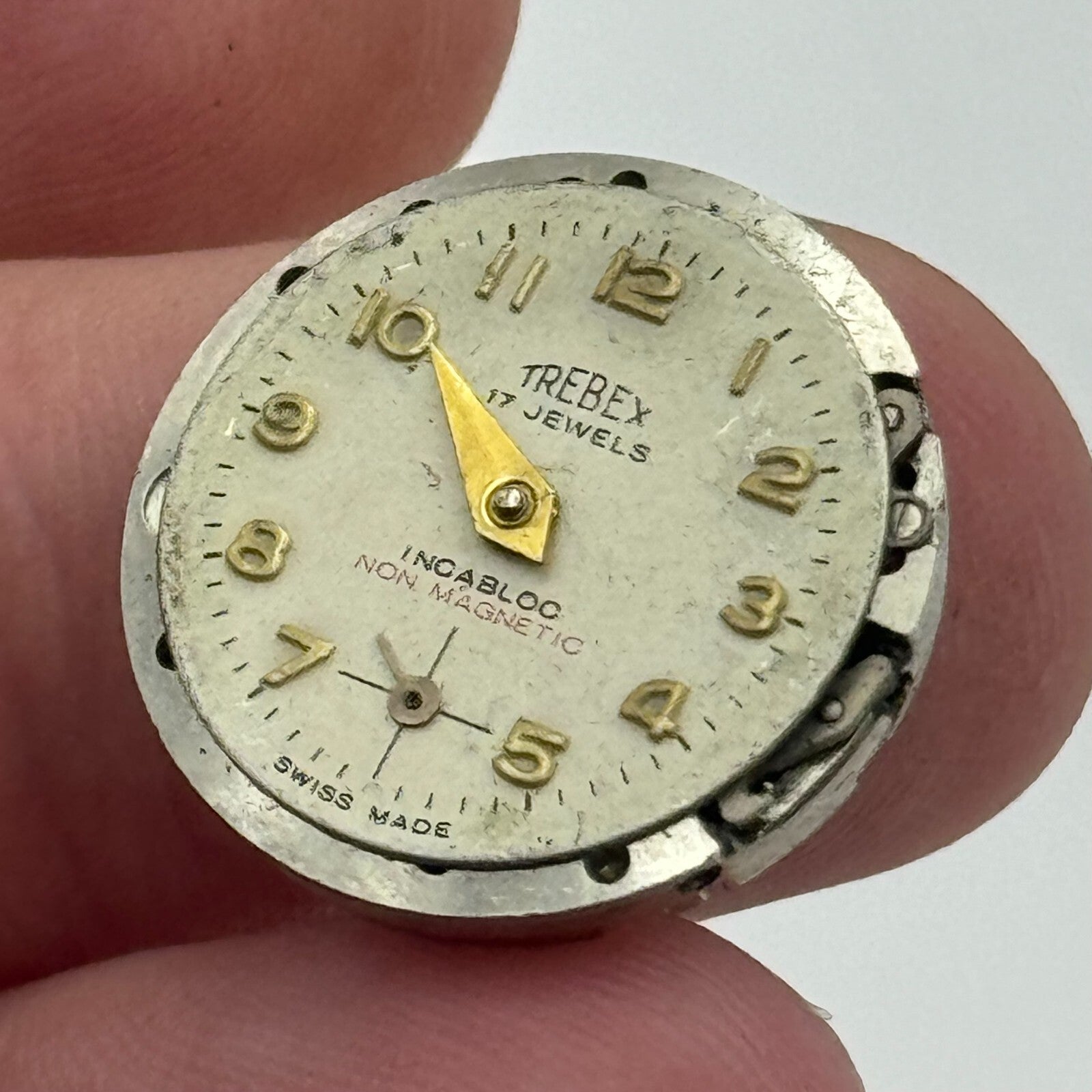 19.7mm Trebex Unitas UT 630 Balance Ok Manual Wind Watch Movement PARTS REPAIR