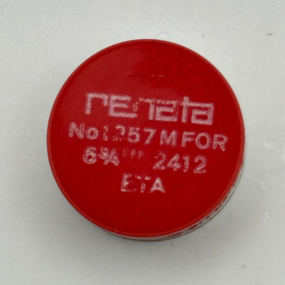 ETA 2412 Balance Wheel Complete And Spring 6¾’’’ 1257 M Watch Movement Parts NOS