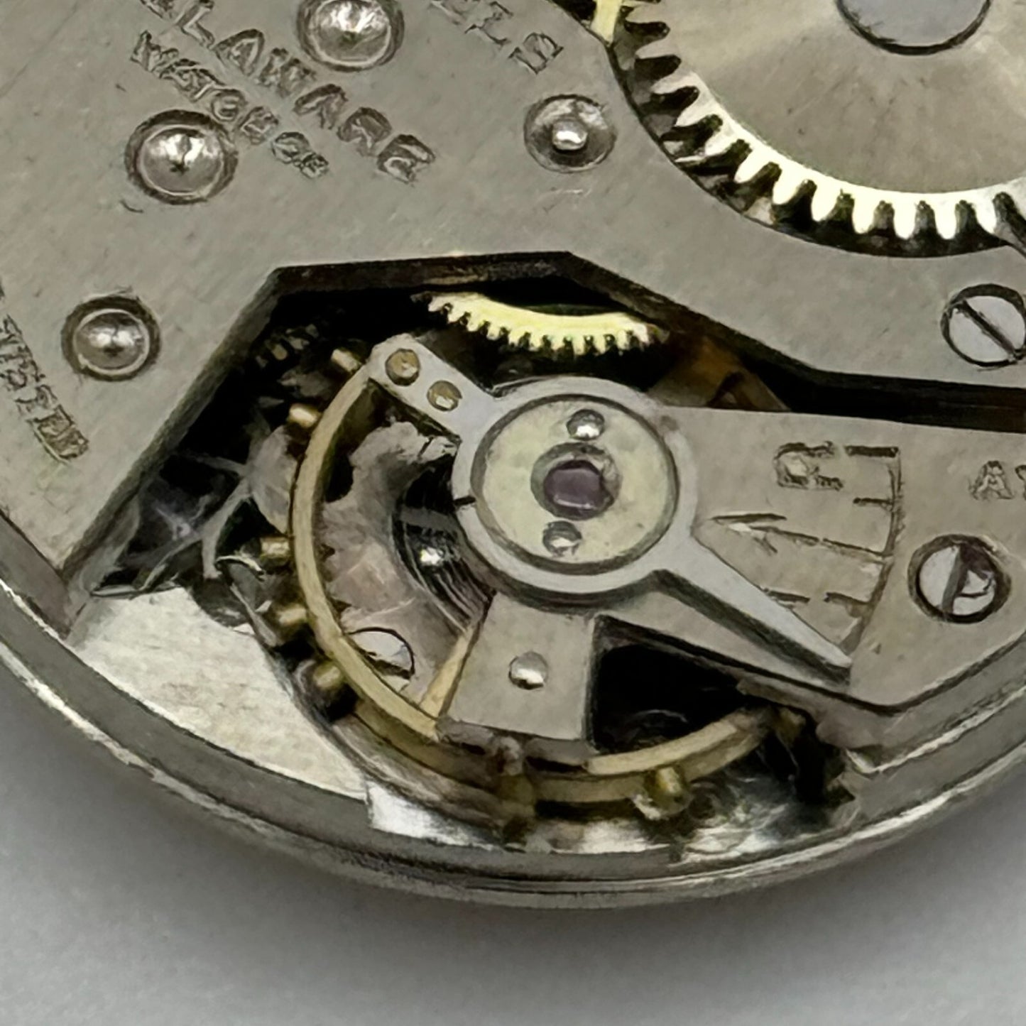 19.7mm Delaware Derby D40 Manual Wind 7 Jewels Swiss Watch Movement PARTS SPARES