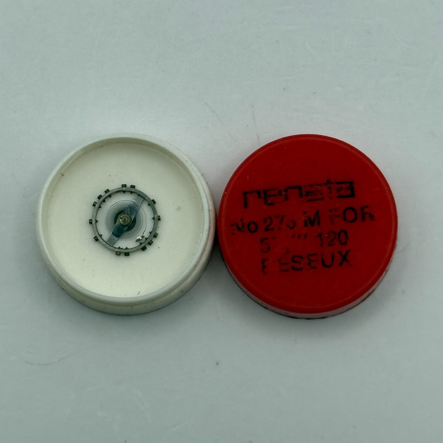 Peseux 120 Balance Wheel Complete And Spring 5¼’’’ 276 M Watch Movement Parts 