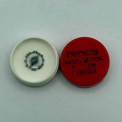 Peseux 120 Balance Wheel Complete And Spring 5¼’’’ 276 M Watch Movement Parts 