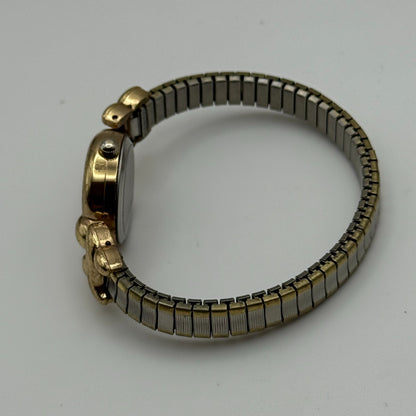 21mm Working Ladies Two Tone Philip Mercier S565S Quartz Watch Expandable Strap