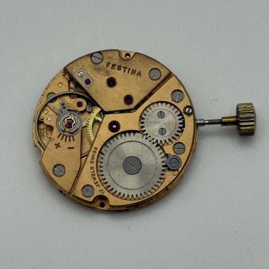 Peseux P320 Watch Movement Festina Manual Wind Vintage For Parts Repair 23.6mm