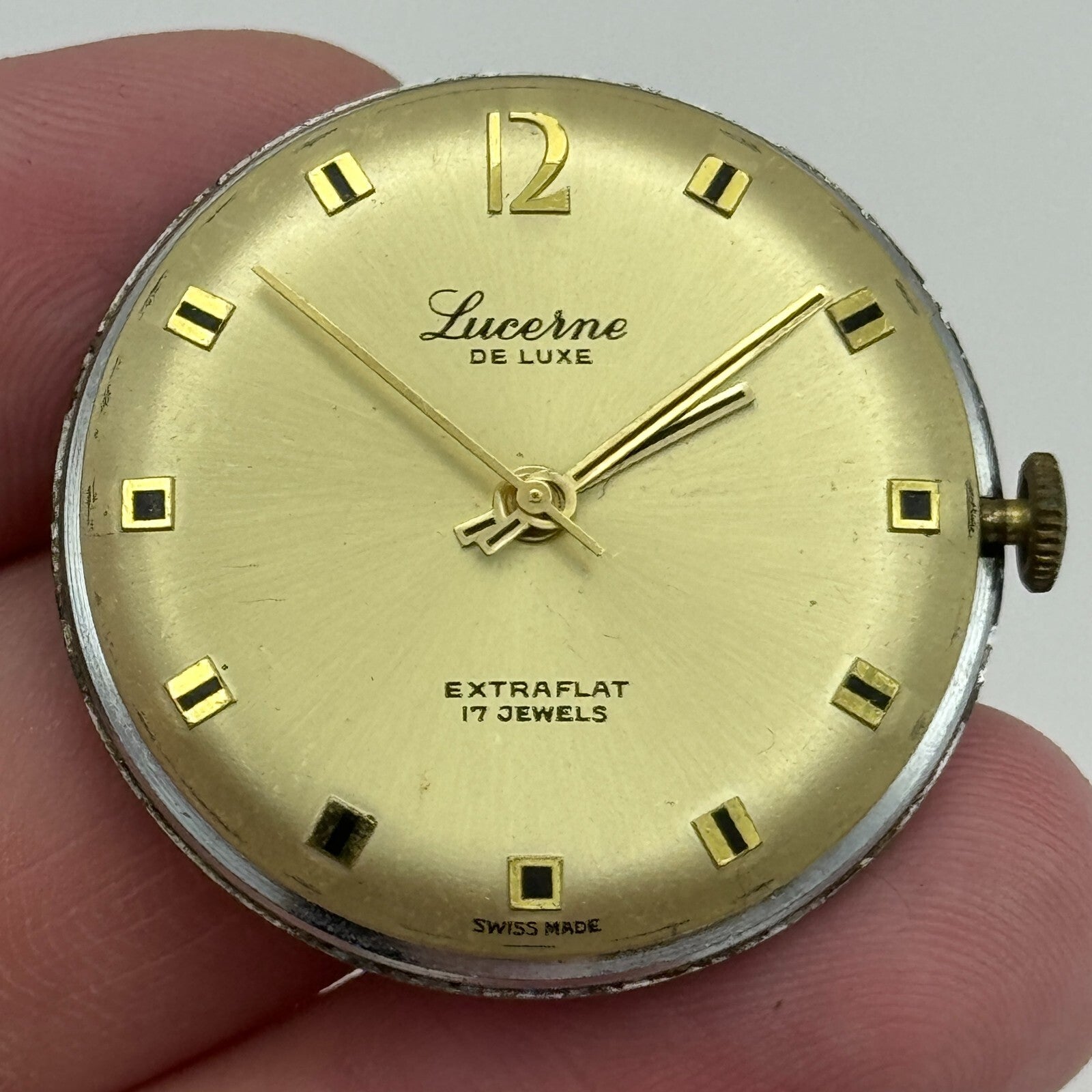 26.5mm Lucerne De Luxe Ronda RL Cal 1213 Manual Wind Swiss Watch Movement PARTS