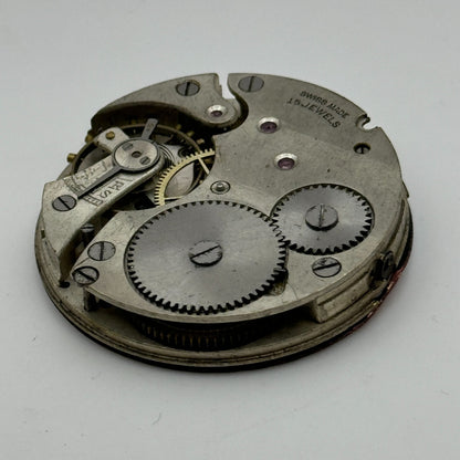 43mm Hunter 15 Jewels Swiss Balance Ok Pocket Watch Movement PARTS REPAIR