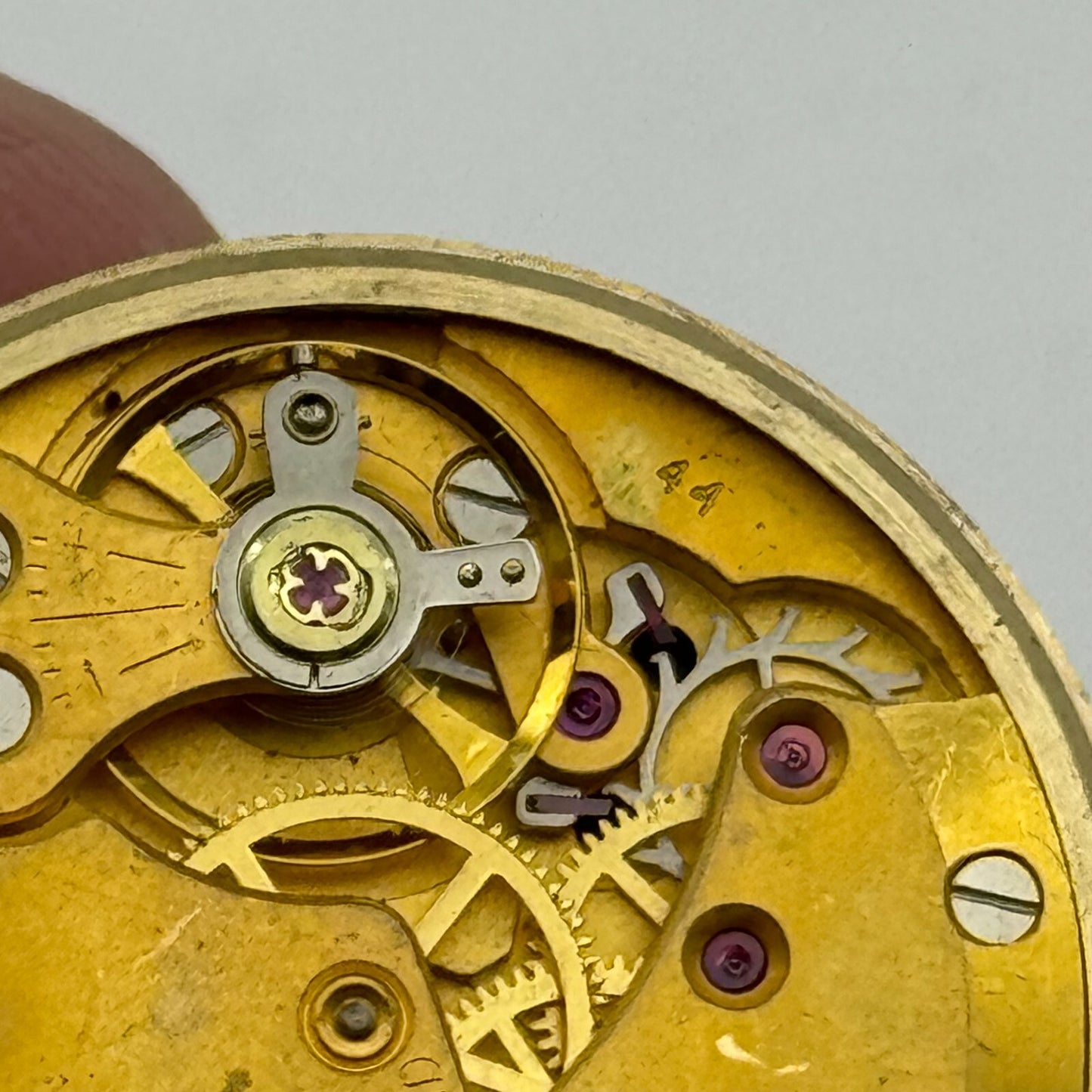 29.2mm Mens Running Smiths De Luxe Cal 44 Shockproof Swiss Watch Movement PARTS