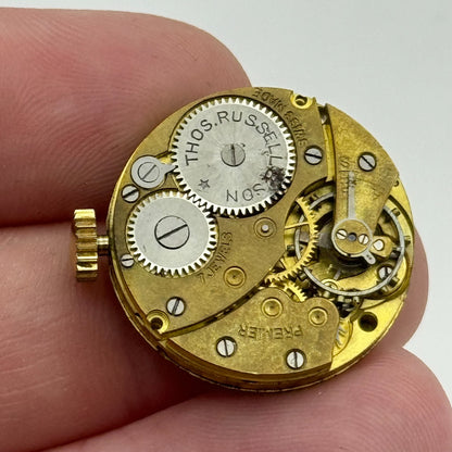23.6mm Running Thomas Russell & Son Premier Manual Wind Watch Movement PARTS