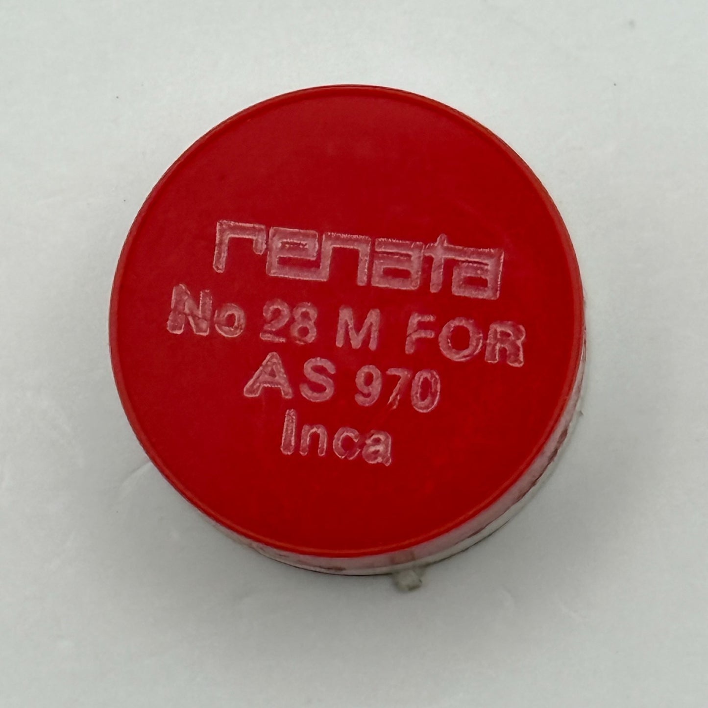 AS 970 Balance Wheel Complete And Spring Inca  28 M Watch Movement Parts NOS 