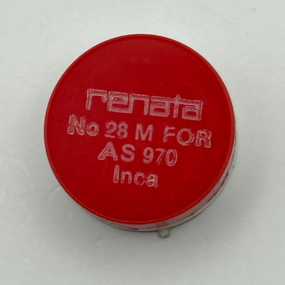 AS 970 Balance Wheel Complete And Spring Inca  28 M Watch Movement Parts NOS 