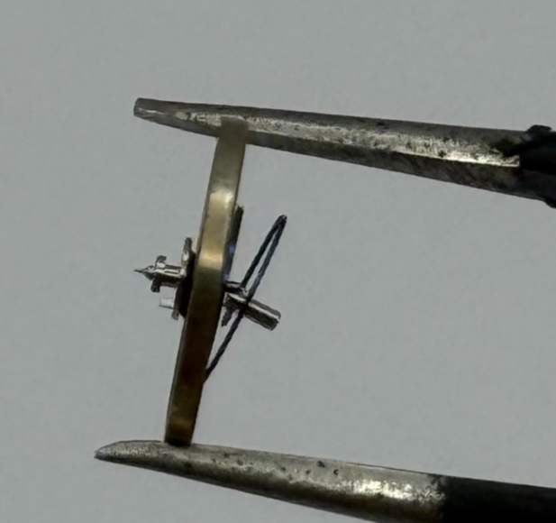 ST 69 Balance Wheel Complete And Spring 6¾-8''' 1155 M Watch Movement Parts