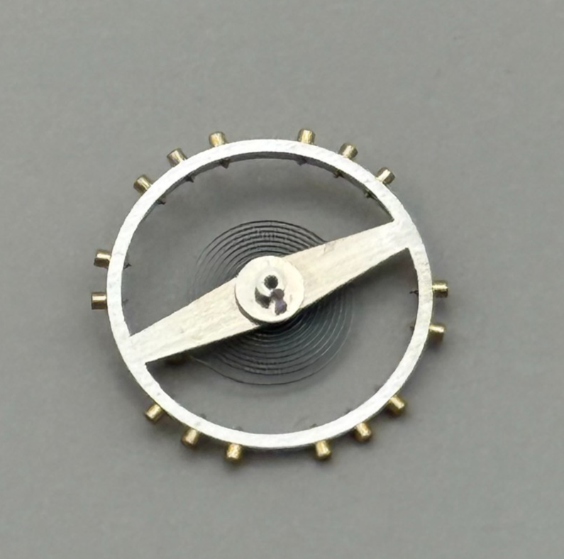 AS 1700-3 Balance Wheel Complete And Spring  Inca  Watch Movement Parts NOS