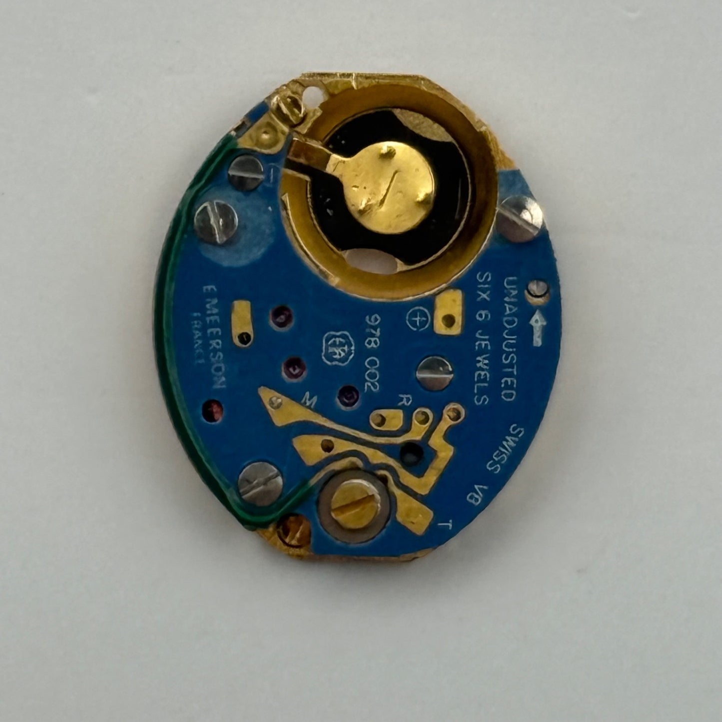 ETA 978.002 Quartz Watch Movement Incomplete Swiss Ladies Vintage Parts Repair