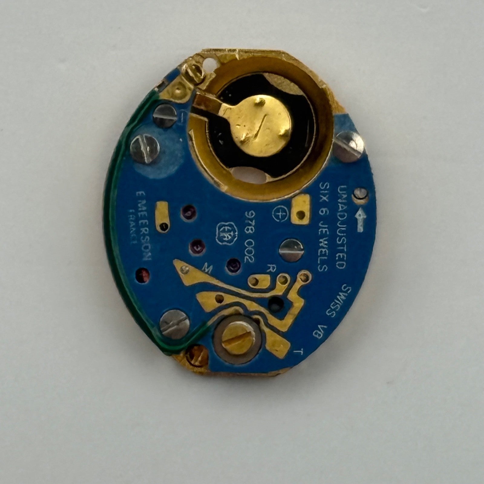 ETA 978.002 Quartz Watch Movement Incomplete Swiss Ladies Vintage Parts Repair