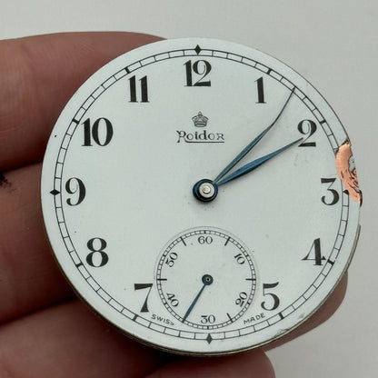 43mm Good Quality Roldor 17 Jewels Hunter Swiss Pocket Watch Movement FOR PARTS