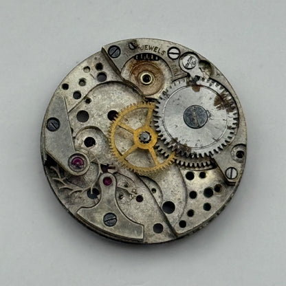 AS 970 Watch Movement Manual Wind Vintage Swiss Incomplete Parts Repair 19.6mm