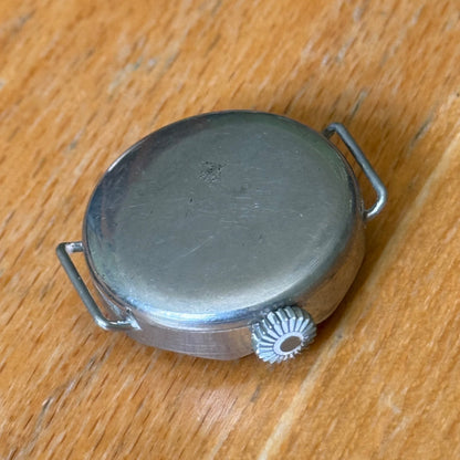 26mm Vintage Interesting Swiss Made Bullseye Manual Wind Watch PARTS / REPAIR