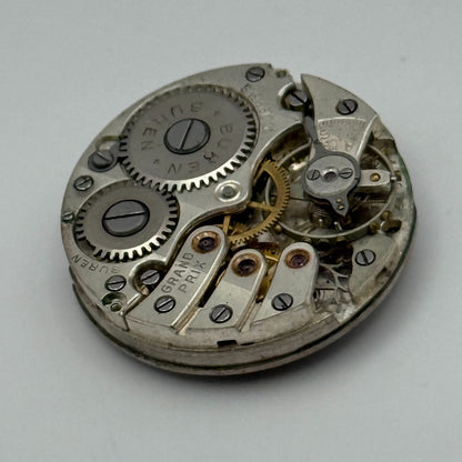 Buren Grand Prix 48 237 Watch Movement Manual Wind Vintage Parts Repair 23.6mm