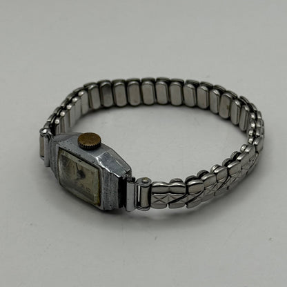 14mm Vintage Ladies Manual Wind Stainless Steel Sizor Band Watch PARTS / REPAIR