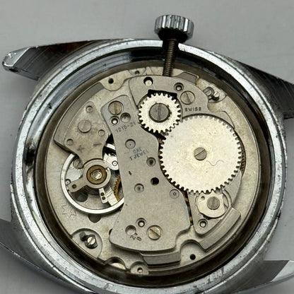 34mm Men’s Vintage Ingersoll Ronda RL 1215-21 Date Dial Swiss Watch PARTS REPAIR